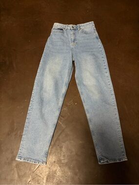 H&M Light Blue Straight Leg Jeans